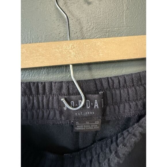 Nike Jordan Brand Mens Black Jogger Sweatpants w/ Drawstring Size XL - Picture 3 of 3